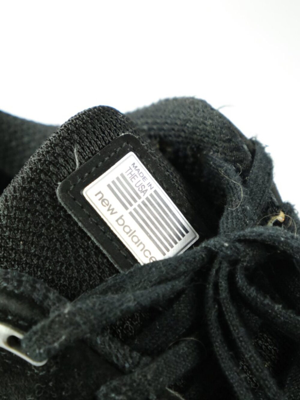 New Balance 990v4 M990BK4 Black Suede Mesh Running Shoes Mens Size 12 - Picture 4 of 6
